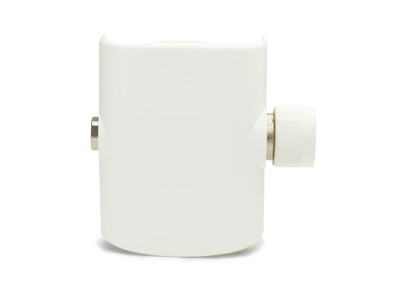mm-Ventilgarnitur 50 mm mit gerade Abdeckkappe - Chrom